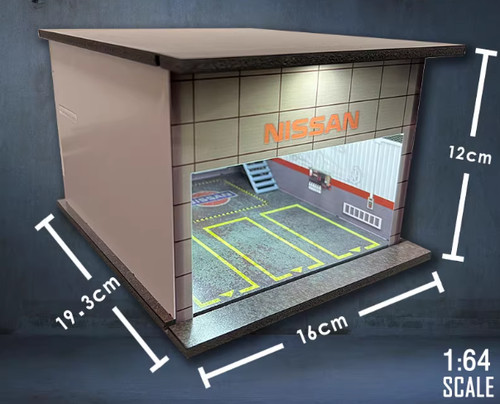 Espositore diorama garage - diorama,