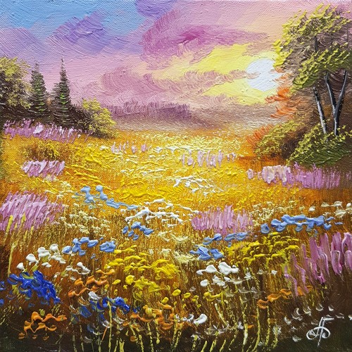 Paesaggio estivo originale