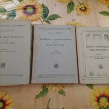 Teoria E Costruzione Delle Macchine 3 Volumi - F. Modugno - Ed. Tumminelli 1946