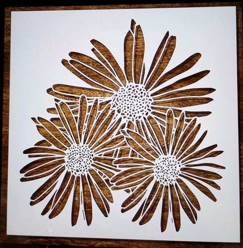Grandi margherite stencil - grandi,