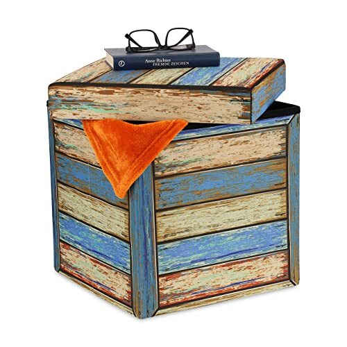 Relaxdays pouf contenitore - relaxdays,
