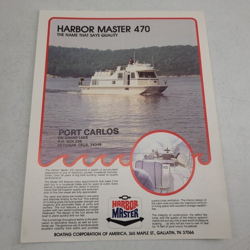Brochure vendita barche master