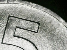 5 LIRE 1954 VARIANTE FIRMA