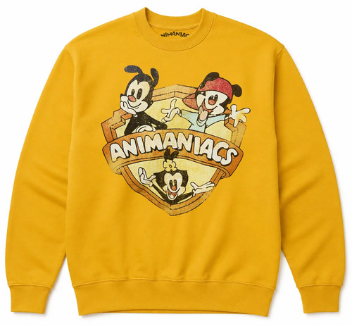 Felpa girocollo animaniacs - girocollo,