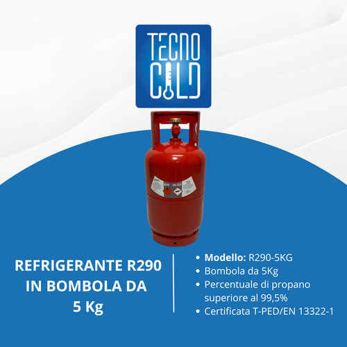 Bombola gas refrigerante r290 - gas,