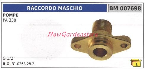 Raccordo maschio universale - raccordo,
