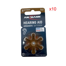 10 Lots de 6 Piles pour