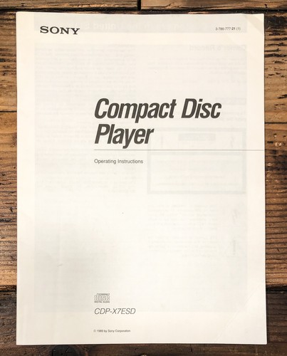 Sony cdp x7esd lettore - sony,