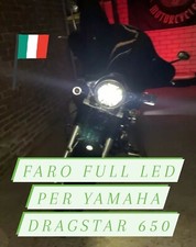 1X LED Motorcycle Headlight H4