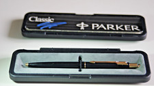 2 Parker Classic penna a sfera nero GT LC + acciaio CT E
