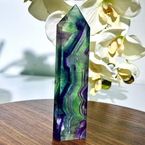 Colonna cristallo fluorite