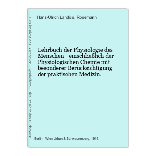 Lehrbuch der physiologie des - lehrbuch,