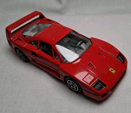 Burago ferrari f40 1987 red - burago,