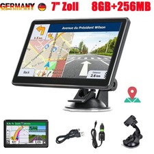 Navigatore GPS da 7" pollici per auto camion auto navigatore 8GB+256MB EU mappa