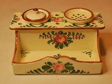 antico calamaio in ceramica di strasburgo