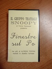 VHS GRUPPO TEATRALE SNOOPY - FORNO CANAVESE - FINESTRE SUL PO. RRR SC94