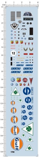 Decalcomanie fiat golfo abarth - fiat,
