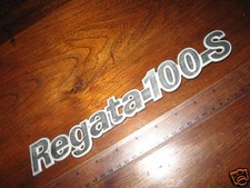 FIAT REGATA 100-S CAR BADGE