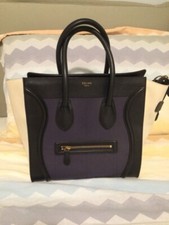 CELINE BOSTON LUGGAGE MINI TRICOLOR OLD CELINE MUST HAVE