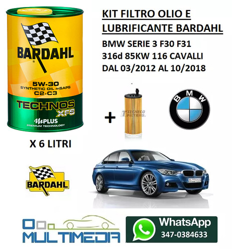 Filtro olio bardahl - olio,