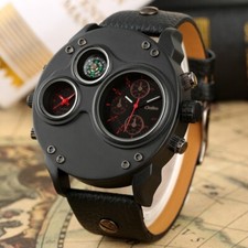 Orologio Steampunk Oulm Doppio