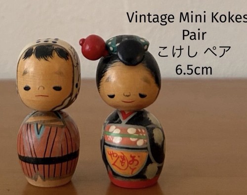 Coppia mini bambola vintage