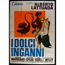 M230 MANIFESTO 4F I DOLCI INGANNI LATTUADA CATHERINE SPAAK SOREL MILLY MARQUAND