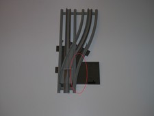 Lego® TRENO 12V Ferrovia 7852 7858 Deviatoio destra GRIGIO !! STRAPPO !!