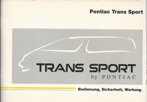Pontiac trans sport manuale - pontiac,