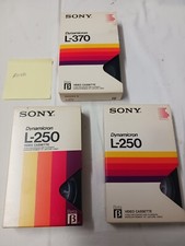 BETAMAX - Lotto 3 Videocassetta - Unica Registrazione - Vedi Foto