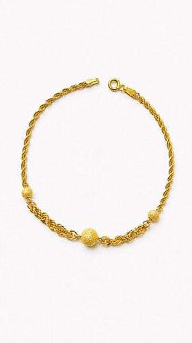 Bracciale funetta oro - funetta, in