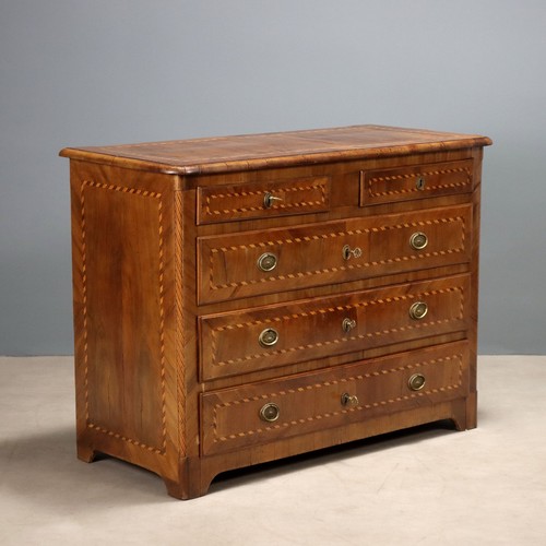 Cassettone neoclassico noce - cassettone,