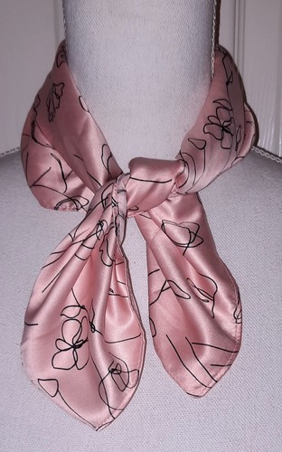 Sciarpa donna rosa - raso, linea