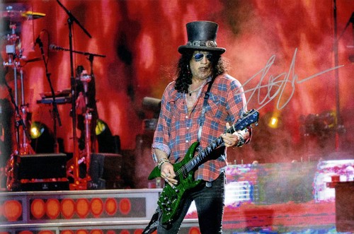 Slash guns roses signed - roses,