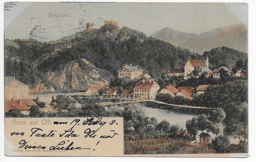 Cartolina saluti cilli - cartolina:, da