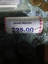 Rotolo 25 dollari JAMES MONROE