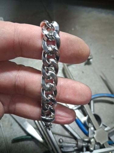 Bracciale uomo argento - argento, 925