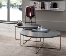 2 TAVOLINI ROTONDI SALOTTO