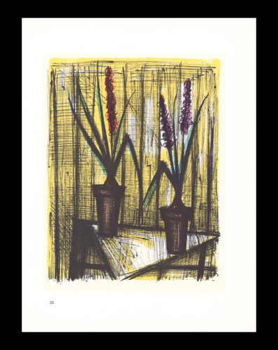 1967 bernard buffet litografia - 1967,