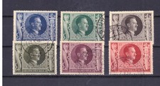FRANCOBOLLI Germania REICH 1943 Compleanno Hitler Serie 6 Valori UNI763-68 FXD6