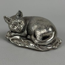 Scultura Gatto Dormiente