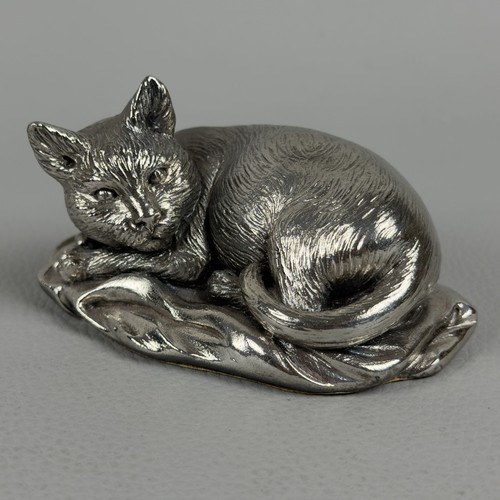 Scultura gatto dormiente - scultura,