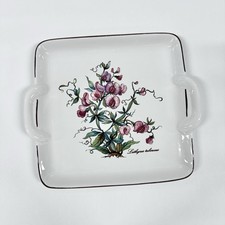 Piatto quadrato 8” Villeroy & Boch Botanica Lathyrus Tuberoso Germania vintage