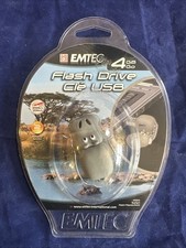 EMTEC 4GB USB 2.0 Flash Drive Hippopotamo Animal Memory Stick - NUOVO sigillato