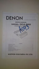 Denon dca-550 manuale di