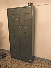 Armadio A Cassetti Metallo Vintage  Fiamca Torino