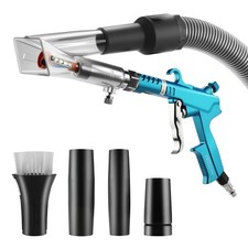 Pistola e aspirapolvere ad