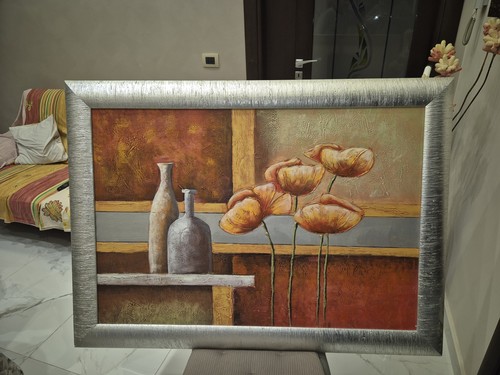 Quadro moderno dipinto mano - quadro,