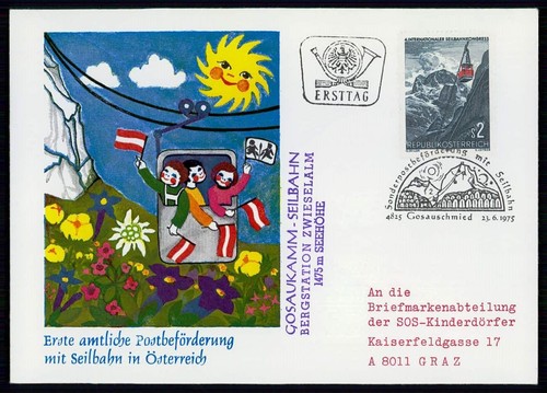 Austria fdc 1975 - gosaukamm, 1°