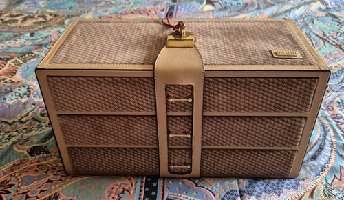 Bauletto portagioie tessuto - in,